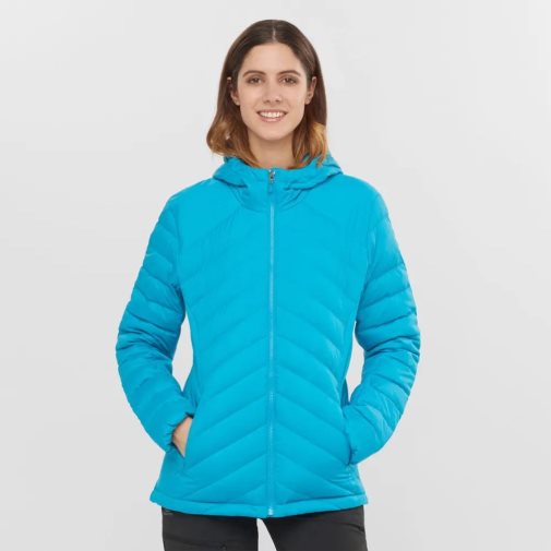 Chaquetas Aislantes Salomon Essential Xwarm Down Mujer Turquesa | MX YFDO304